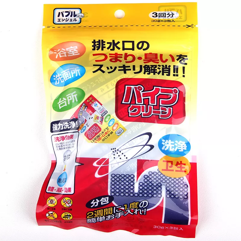 【日本原裝】下水道清潔劑(三入) 水管疏通劑 強效管道疏通劑 水管清潔劑