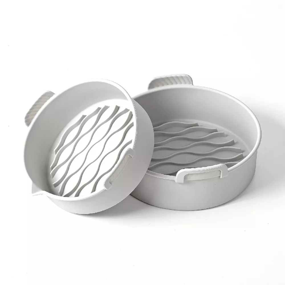 【加厚90%】空氣炸鍋矽膠盤(兩入組) 氣炸鍋紙