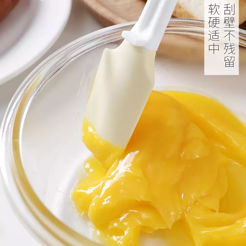 【日貨の原裝】奶油刮刀(長柄)矽膠奶油刮刀 耐熱矽膠刮刀