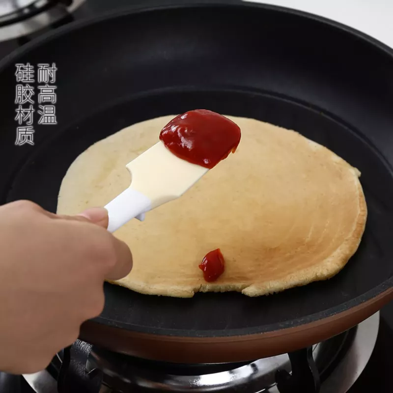 【日貨の原裝】奶油刮刀(長柄)矽膠奶油刮刀 耐熱矽膠刮刀