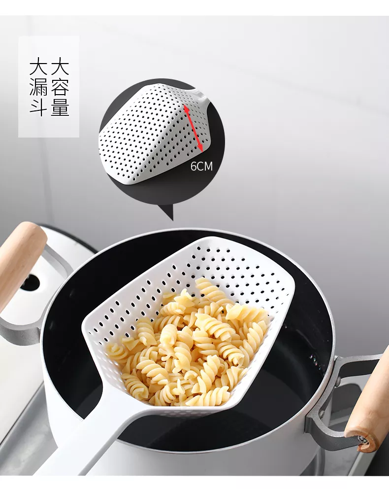 【日本の原裝】方形漏水勺 撈麵 撈蛋 撈菜 耐高溫