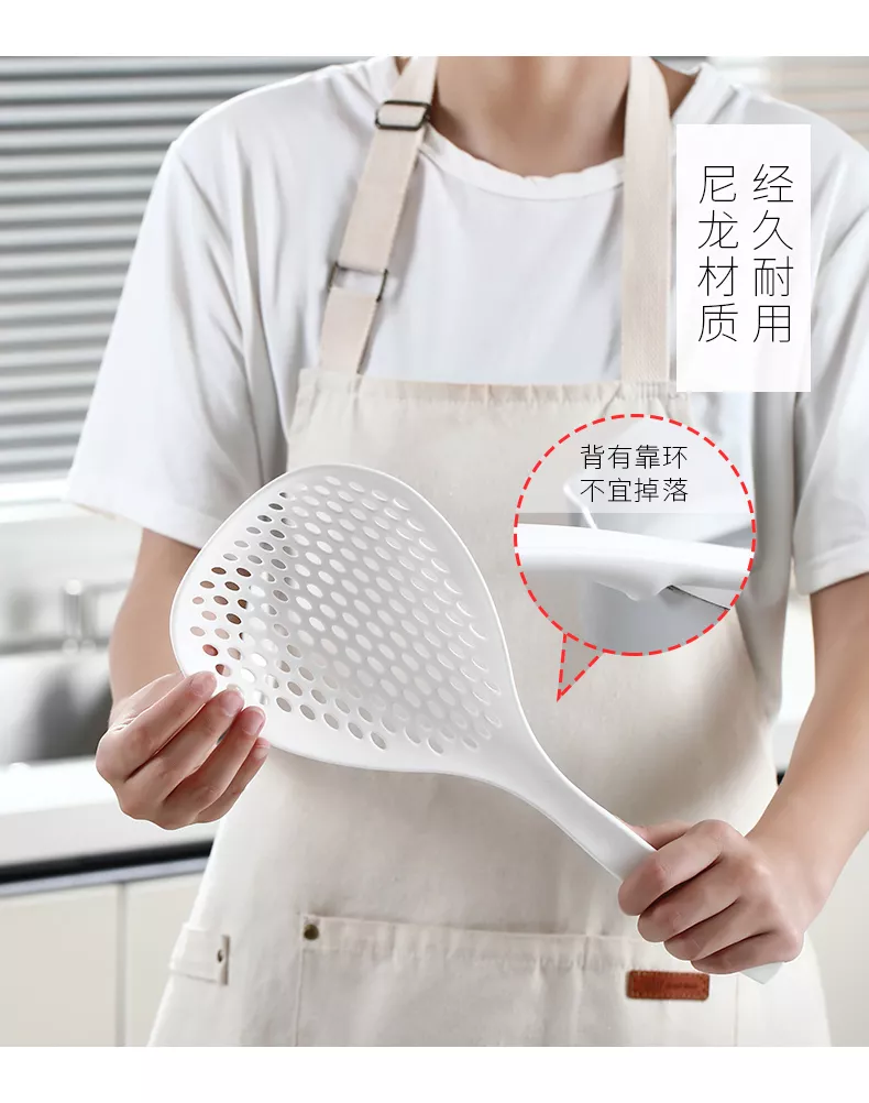 【日本の原裝】圓形漏水勺 煮麵 漏勺 火鍋勺 撈麵