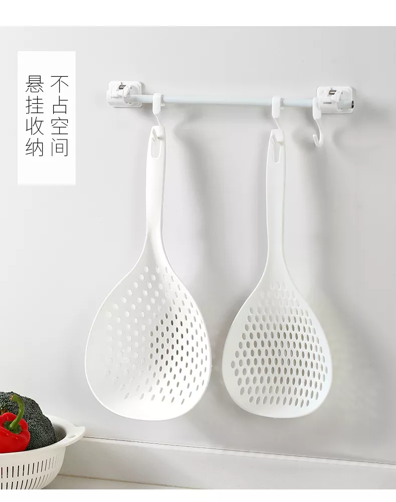 【日本の原裝】圓形漏水勺 煮麵 漏勺 火鍋勺 撈麵