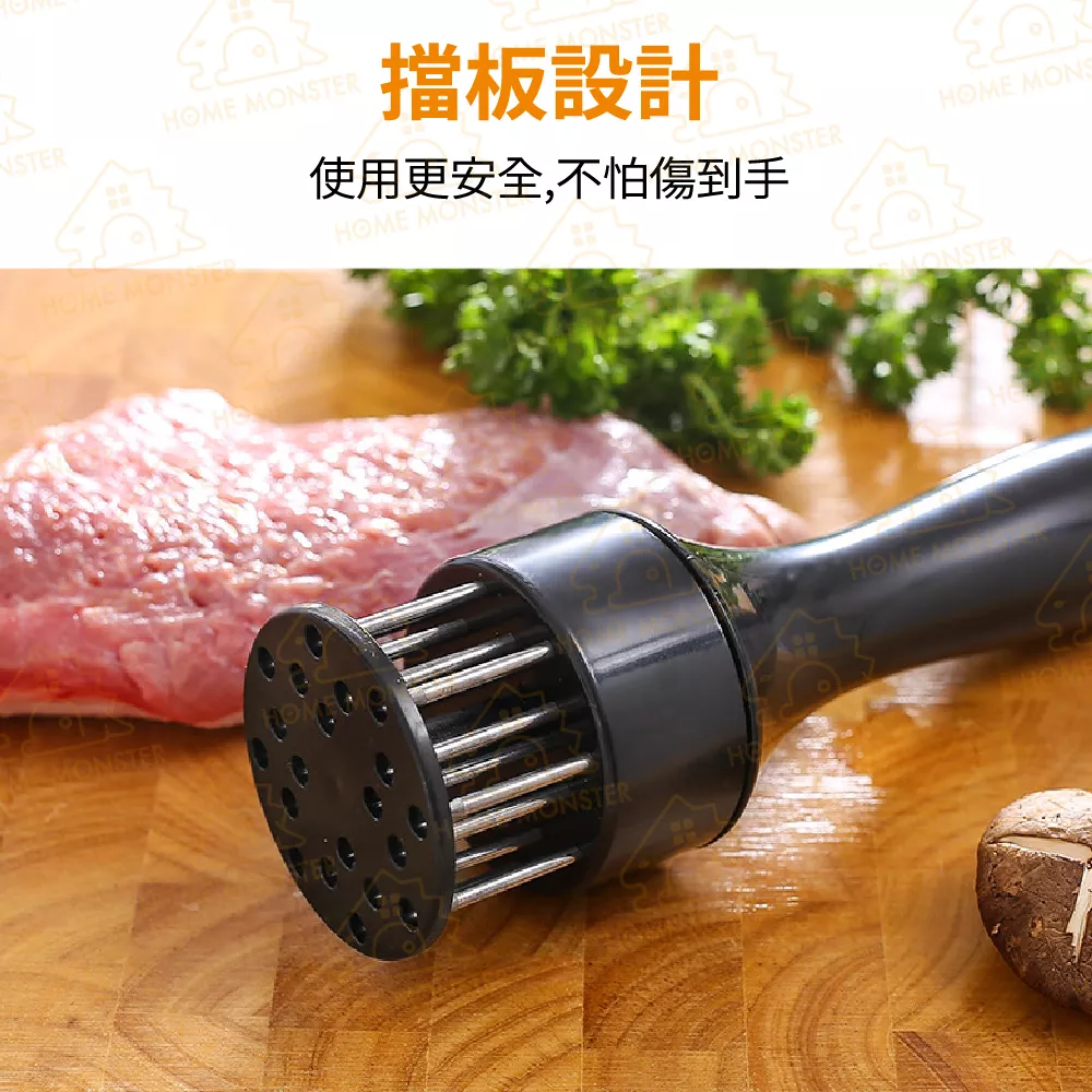 【肉品必備】不鏽鋼鬆肉針 按壓式鬆肉針