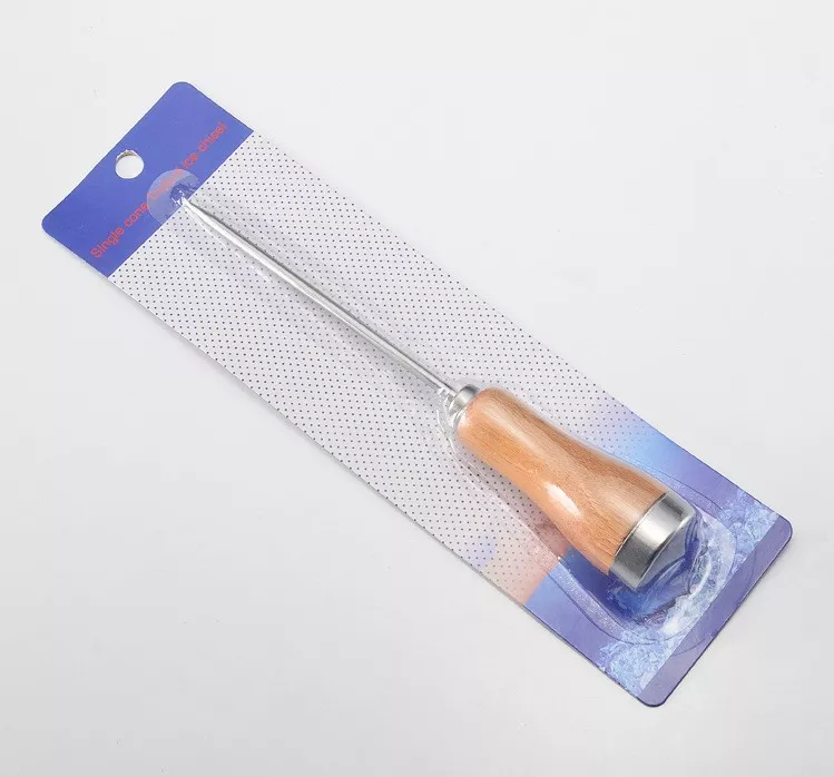 【調酒必備】原木鑿冰器 冰錐 冰槌 單叉冰錐