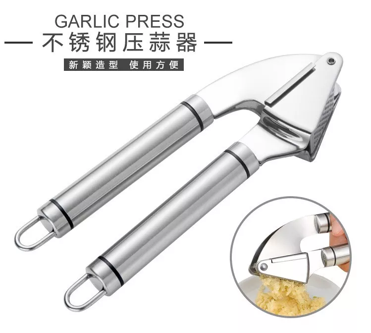 【蒜孔均勻】不鏽鋼壓蒜器 不鏽鋼 壓蒜器 壓泥器 搗蒜器 擠蒜泥 壓薑器