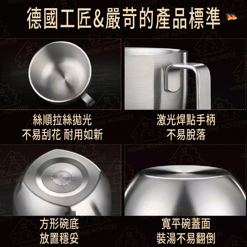 【上班族好物】法蘭克福快餐碗 304不鏽鋼碗盛飯碗便當盒