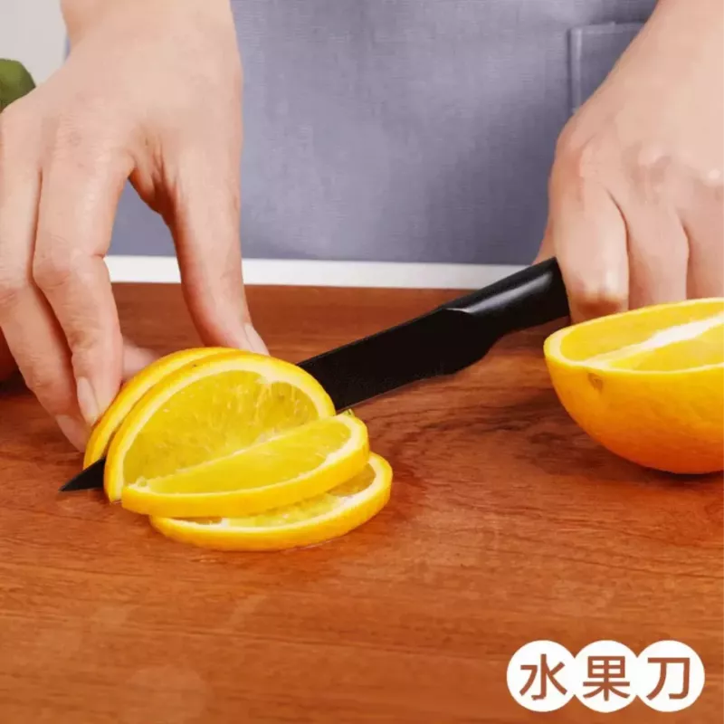 【日本原裝】日本黑鍛小刀(附贈刀套) 水果刀 不鏽鋼水果刀