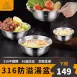 【45°防溢】316不鏽鋼特厚湯盆 316不鏽鋼蒸鍋 電鍋碗 湯鍋