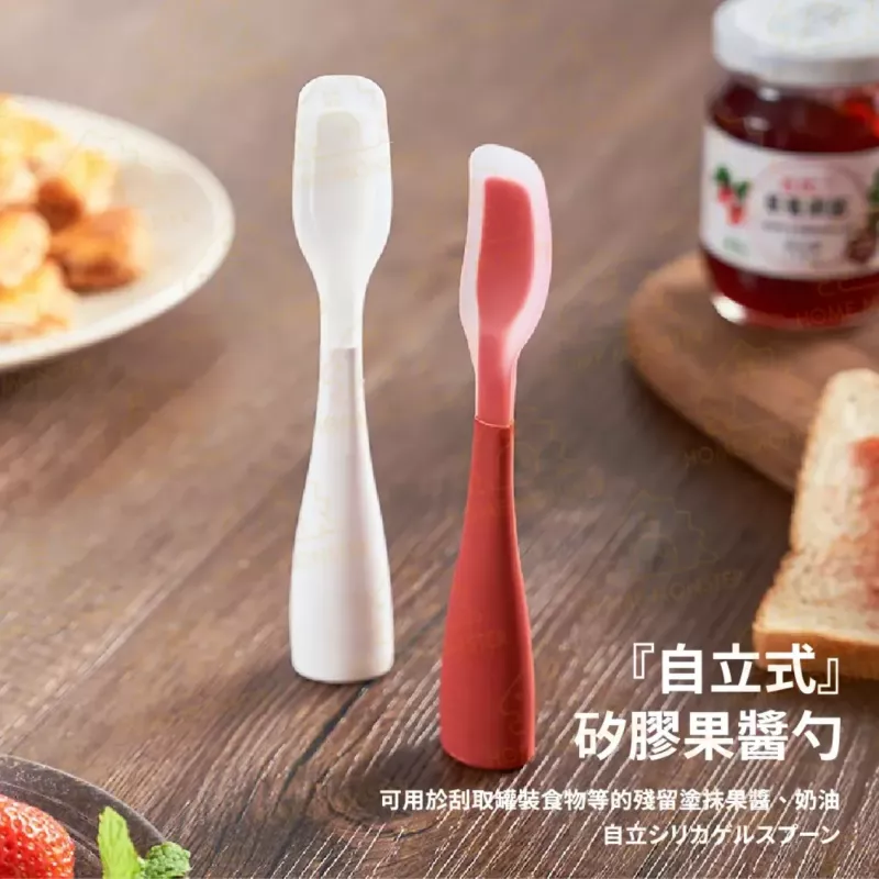【日本の原裝】挖果醬神器 果醬匙 奶油刮勺 矽膠果醬勺