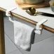 【廚房必備】抹布架 毛巾架 櫃門毛巾架 塑料架 櫥櫃門架 創意塑料掛架