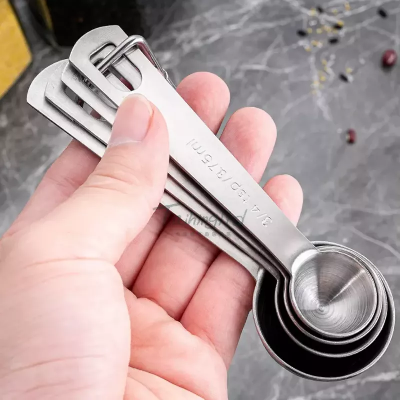 【烘焙必備】不銹鋼量勺六件組 量勺 計量器 精準計量 烘焙量勺