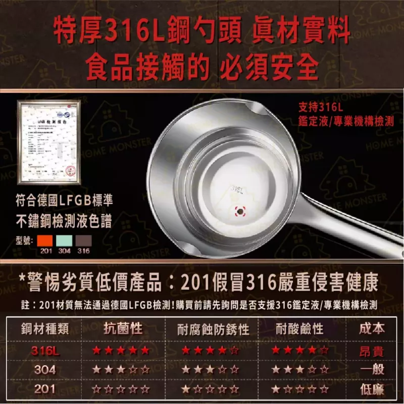 【超輕頂規】316不鏽鋼打水瓢 舀水器 金星水瓢 不鏽鋼水杓 白鐵水瓢