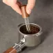 【彈簧打散】咖啡布粉針 胡桃木不鏽鋼咖啡布粉針 彈簧布粉針 鬆粉針 散粉器
