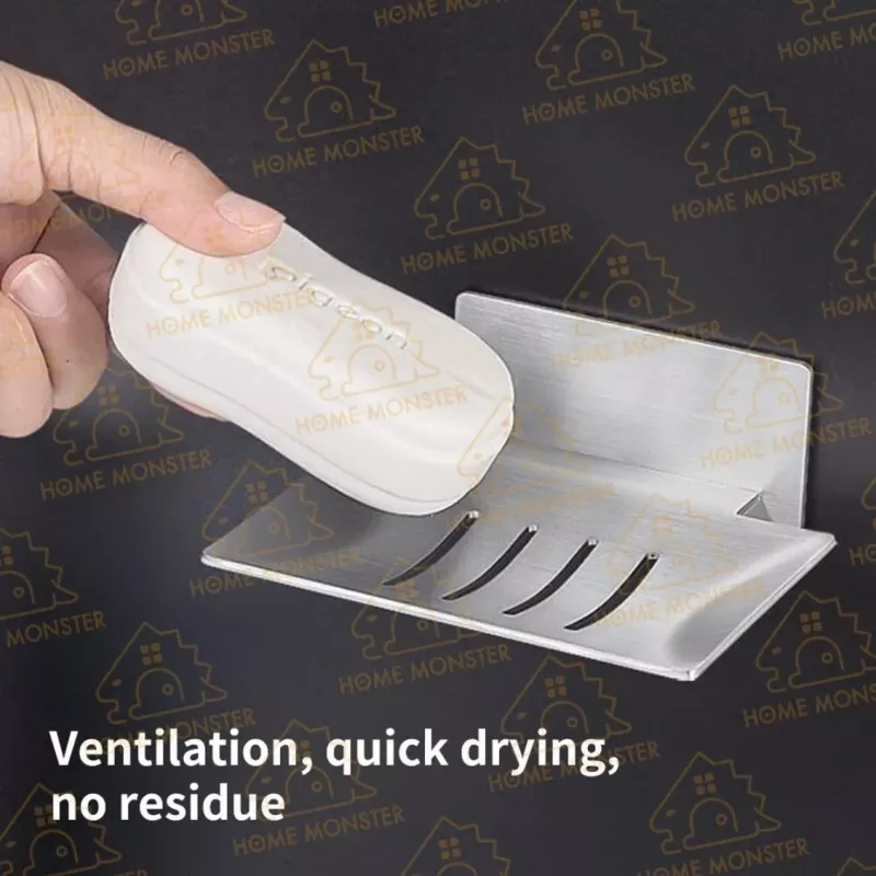 【浴室必備】304不鏽鋼瀝水架 菜瓜布架 浴室香皂架 肥皂架 無痕