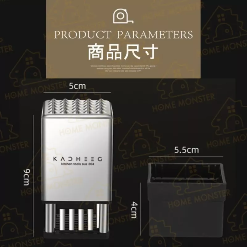 【雙面兩用】二合一鬆肉針 304不鏽鋼鬆肉針 牛排針 斷筋器 肉槌 肉錘 鬆肉器