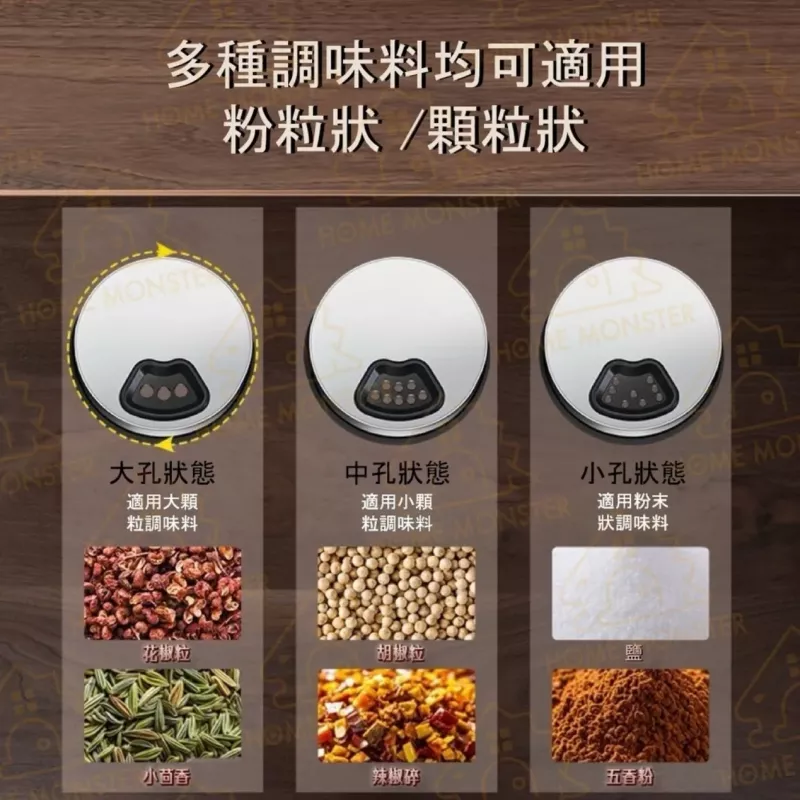 【密封防潮】柏林經典灑料瓶200ml 五孔玻璃胡椒罐 玻璃調味罐 胡椒鹽罐