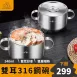 【雙耳好拿】316不鏽鋼雙耳碗(含蓋) 雙耳兒童碗 雙層防燙兒童碗 兒童碗