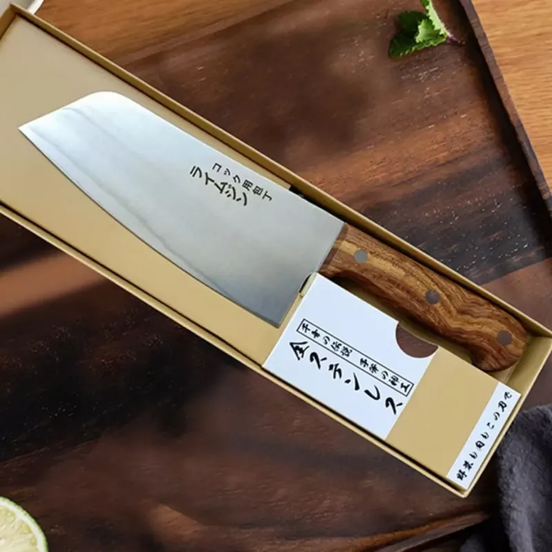 【女士專用】女性廚師刀 日本製の桑刀 切菜刀 菜刀 萬用刀 鍛打刀 大馬士革刀