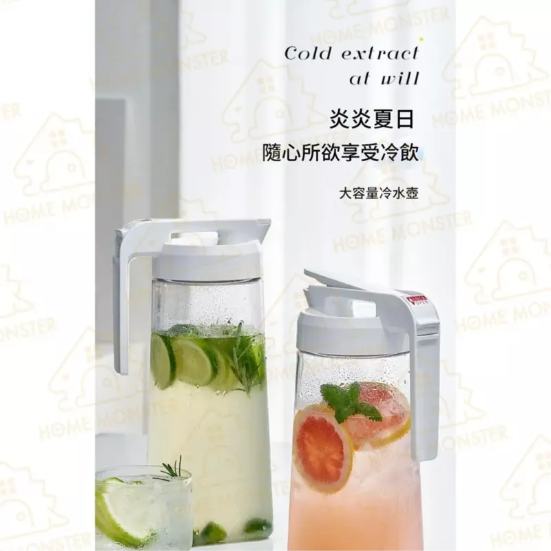 【熱銷40年】ASVEL耐熱冷水壺 1600ml/2100ml/3100ml 冰箱壺 橫放茶壺 果汁飲料壺