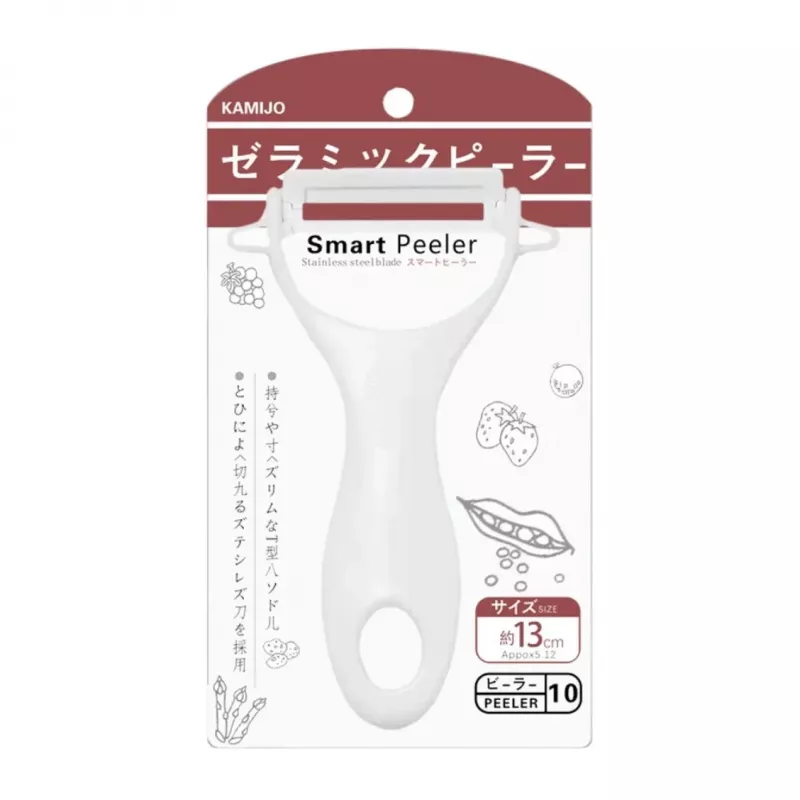 【皮薄細嫩】日本KAMIJO陶瓷削皮器 輕巧鋒利削皮刀 削水果 