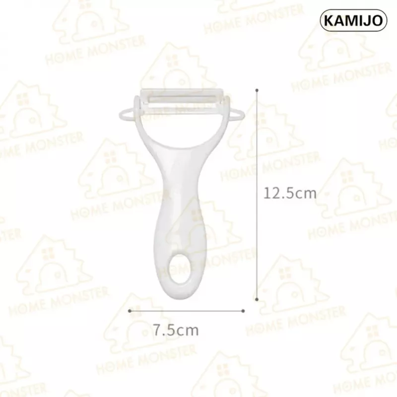 【皮薄細嫩】日本KAMIJO陶瓷削皮器 輕巧鋒利削皮刀 削水果 