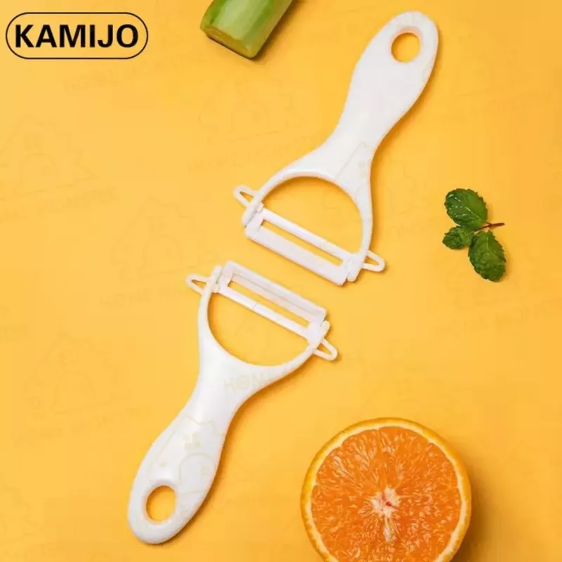 【皮薄細嫩】日本KAMIJO陶瓷削皮器 輕巧鋒利削皮刀 削水果 