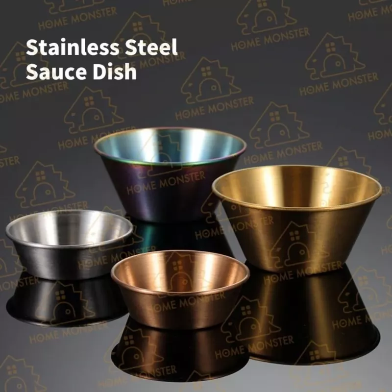 【百搭調味】304不鏽鋼醬料碟 小菜碗 冷盤碗 露營小碟子 不鏽鋼醬油盤