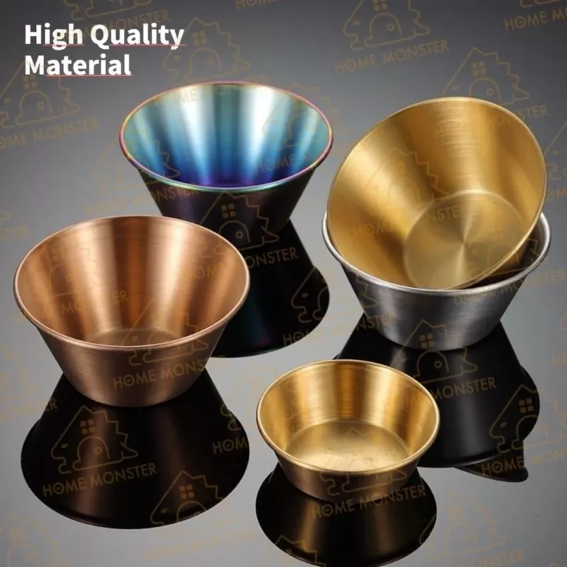 【百搭調味】304不鏽鋼醬料碟 小菜碗 冷盤碗 露營小碟子 不鏽鋼醬油盤