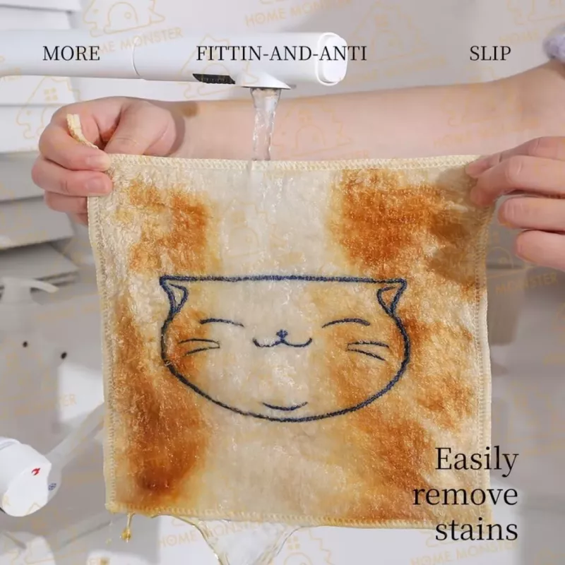 【不臭好洗】竹纖維洗碗布(4入組) 竹纖維抹布 去油抹布 洗碗巾 廚房菜瓜布