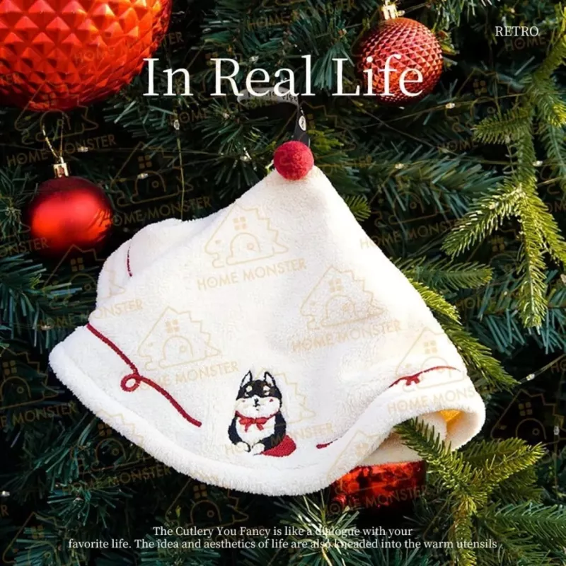 【撸貓手感】雲朵帽擦手巾 立體刺繡吊掛擦手布 可掛式擦手布 擦手帽 