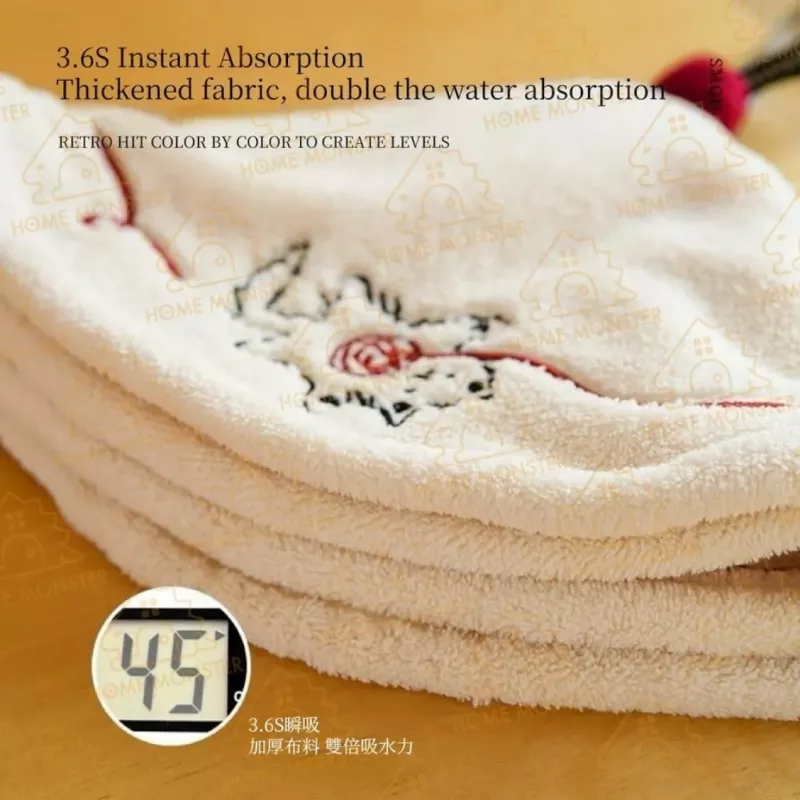 【撸貓手感】雲朵帽擦手巾 立體刺繡吊掛擦手布 可掛式擦手布 擦手帽 