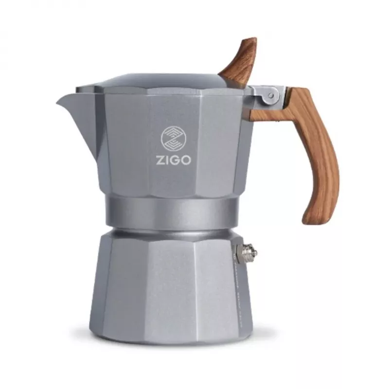 【義式雙閥】ZIGO雙閥摩卡壺 摩卡咖啡壺 手煮咖啡壺 義式摩卡壺