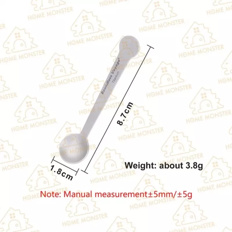 【咖啡拍檔】迷你純鈦咖啡勺(兩入組) 純鈦迷你攪拌棒 咖啡匙 糖勺