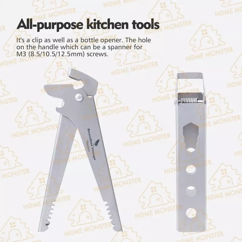 【露營王者】純鈦多功能電鍋夾 防燙盤夾 鍋夾 碗夾 防燙夾 露營鍋夾