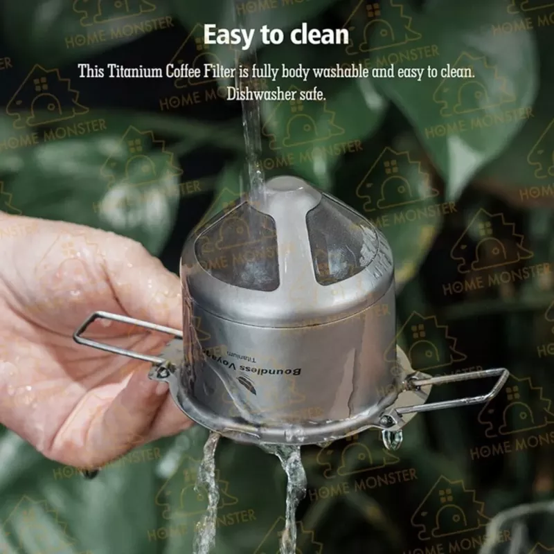 【純鈦濾煮】咖啡控必備戶外濾網 必唯露營咖啡濾網 戶外濾網 手沖 可折疊