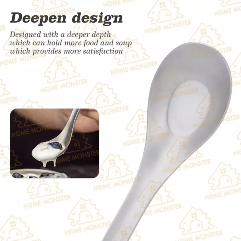 【鈦製輕勺】鈦個人湯匙 純鈦湯匙純鈦勺 鈦金屬餐具 湯匙 鈦湯勺 露營餐具