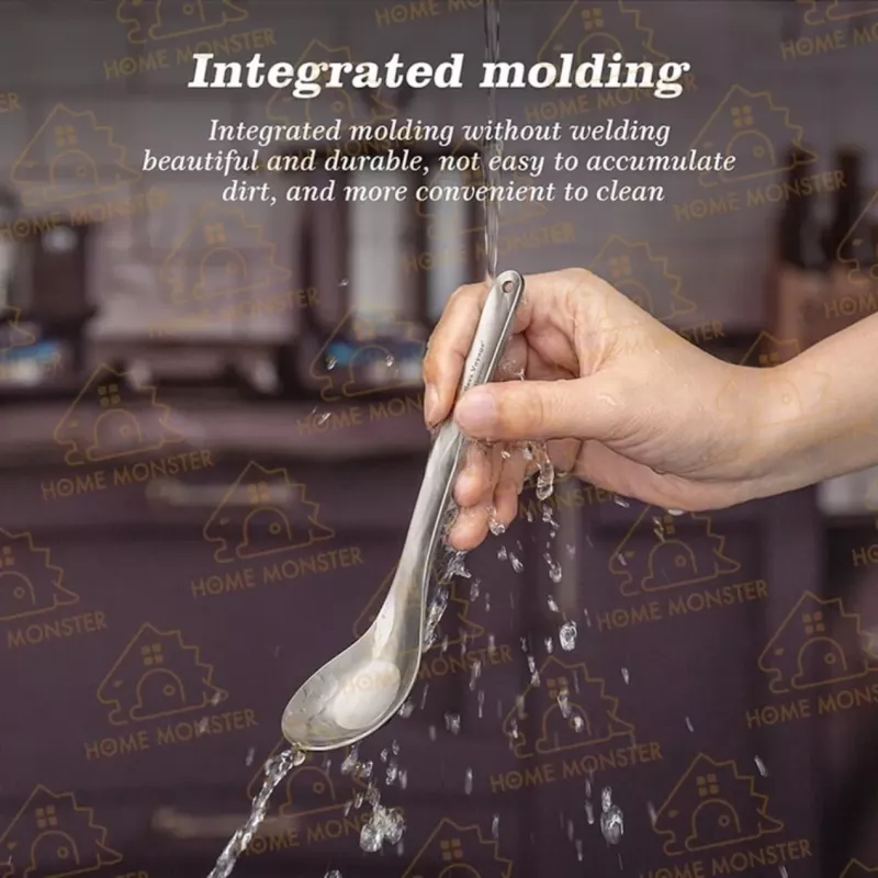 【鈦製輕勺】鈦個人湯匙 純鈦湯匙純鈦勺 鈦金屬餐具 湯匙 鈦湯勺 露營餐具