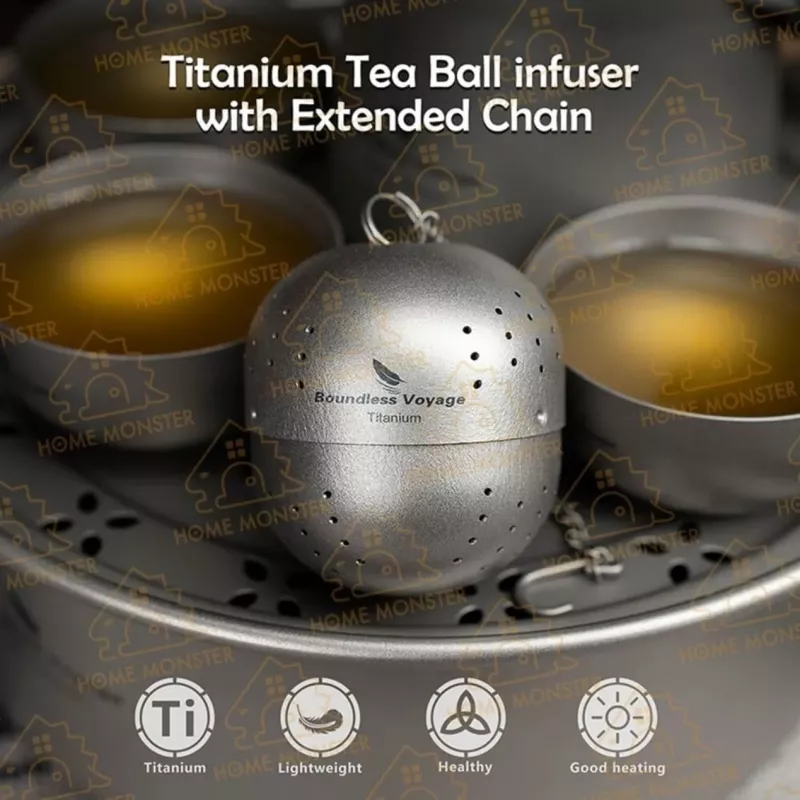 【濾泡神器】純鈦茶濾球 滷料球 濾網 過濾器 調味球 泡茶器 茶湯濾網