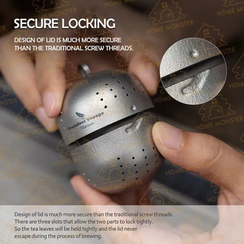 【濾泡神器】純鈦茶濾球 滷料球 濾網 過濾器 調味球 泡茶器 茶湯濾網