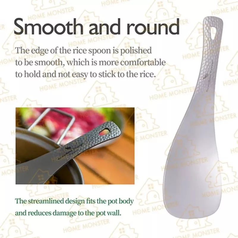 【頂規吃飯】純鈦飯勺 純鈦鏟飯勺 戶外飯勺 打飯湯匙 一體成型飯勺