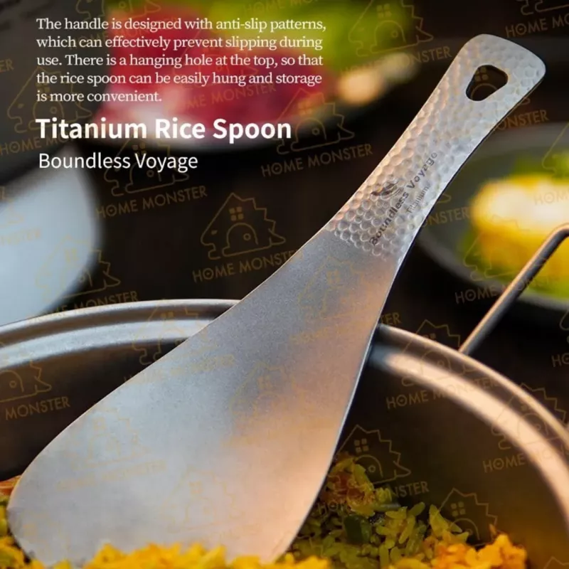 【頂規吃飯】純鈦飯勺 純鈦鏟飯勺 戶外飯勺 打飯湯匙 一體成型飯勺