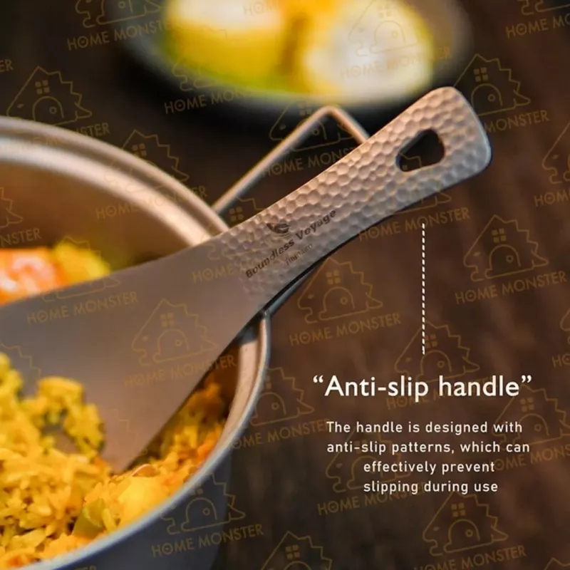 【頂規吃飯】純鈦飯勺 純鈦鏟飯勺 戶外飯勺 打飯湯匙 一體成型飯勺