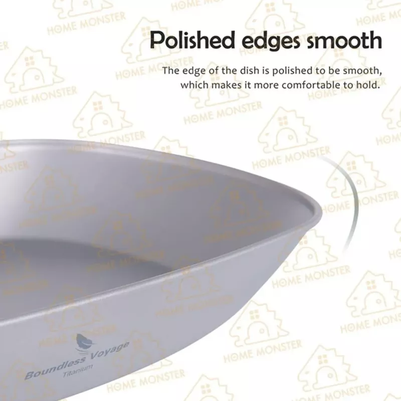 【純鈦直燒】純鈦橢圓餐盤 純鈦料理盤 煎魚盤 橢圓魚盤 鈦金屬餐具