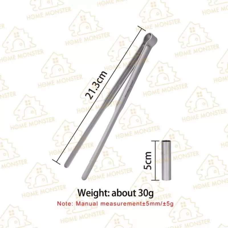 【鈦高級了】純鈦細嘴燒烤夾 擺盤夾 鈦金屬烤肉夾 戶外露營料理夾