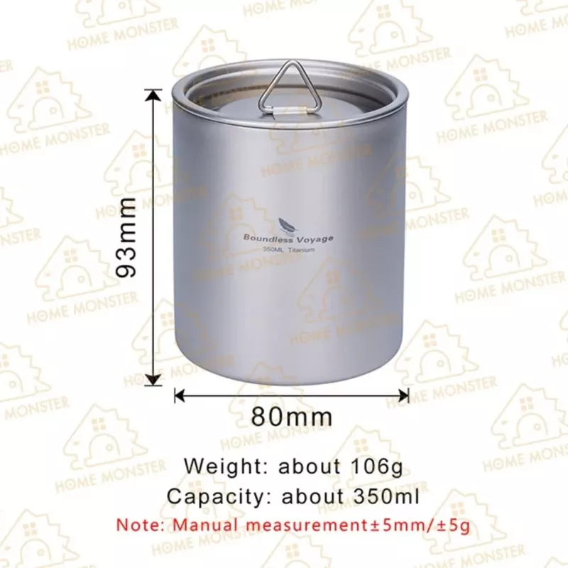 【鈦感生活】純鈦雙層杯350ml 辦公室茶杯 鋼杯 防燙茶杯 泡茶杯 保溫杯 馬克杯