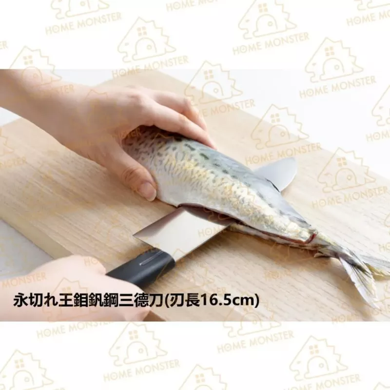 【日匠鋒作】日本Arnest 永切れ王鉬釩鋼小刀 三德刀 水果刀 蔬果刀 菜刀