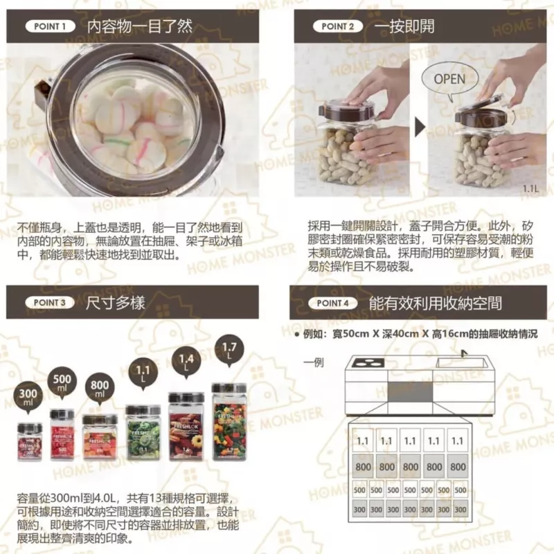 【終結瓶罐】日本TAKEYA 氣密保鮮罐 角型輕量調味罐 食品收納罐 密封罐