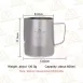 【專業拉花】純鈦結晶拉花杯 600ml拉花杯 奶泡杯 咖啡拉花缸 純鈦咖啡杯