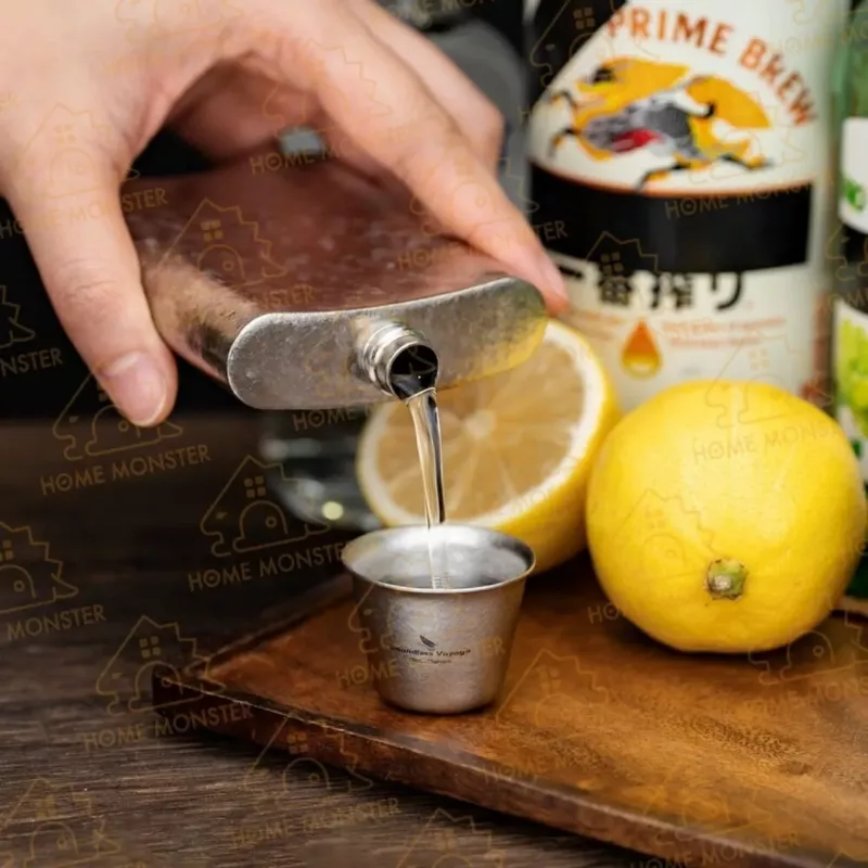 【一口剛好】15ml純鈦迷你烈酒杯 TA1鈦金屬小酒杯 鈦酒杯 迷你酒杯
